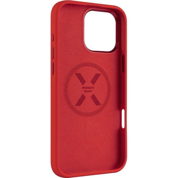 Fixed Fixed MagFlow | Back cover | Apple | iPhone 16 Pro Max | Liquid silicon | Red