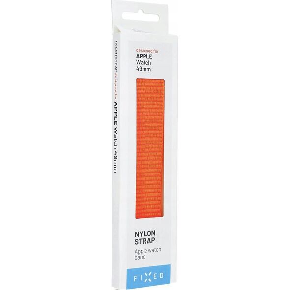 Fixed FIXED Nylon Sporty Strap for Apple Watch Ultra 49mm, orange