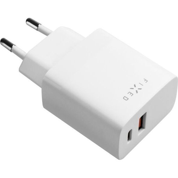Ładowarka Fixed Fixed USB-C/USB Travel Charger 20W | FIXC20N-CU-WH