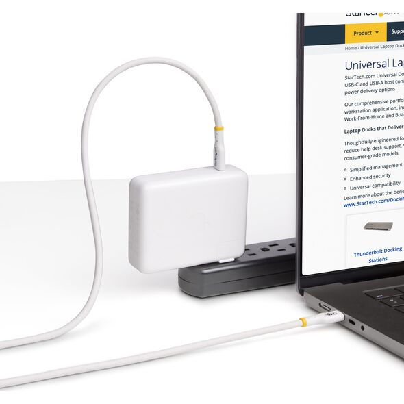 Kabel USB StarTech Cable StarTech USB-C Charging 240W 3m White
