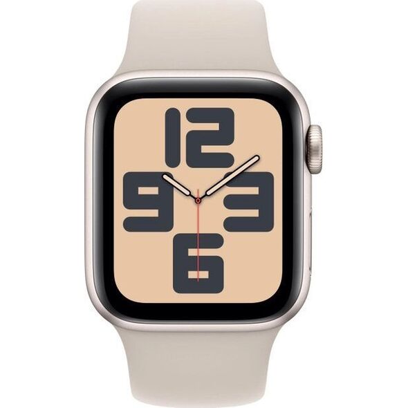 Smartwatch Apple Watch SE GPS 40mm Starlight Alu Sport S/M Beżowy  (MXEF3QF/A)