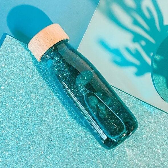 Black & Blum Petit Boum, Butelka sensoryczna FLOAT turkusowa