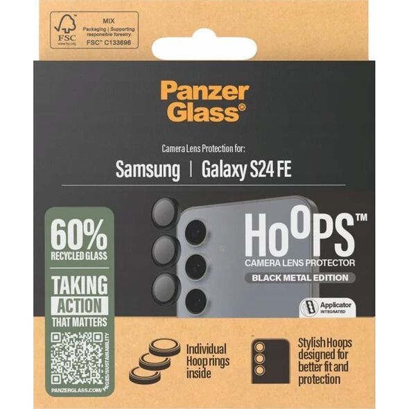 PanzerGlass PanzerGlass Hoops Black Lens Protector Samsung Galaxy S24 FE