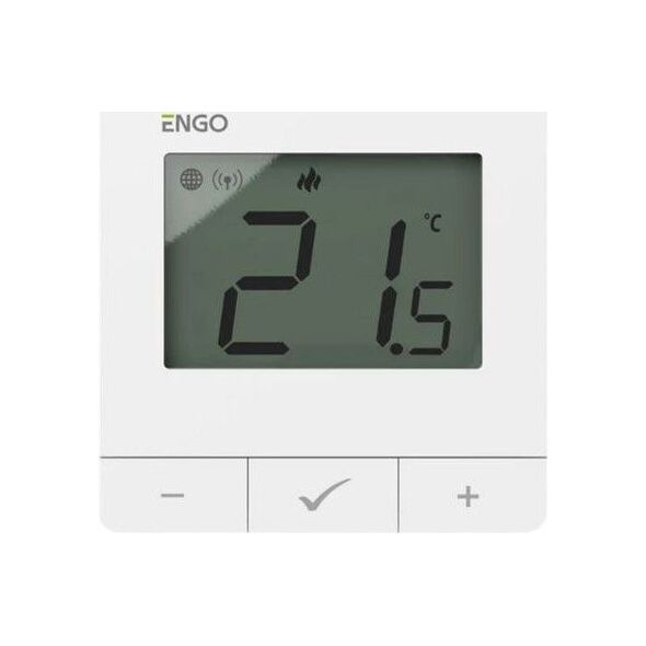 Salus Internetowy, natynkowy regulator temperatury ZigBee/868MHz, Biały, bateryjny