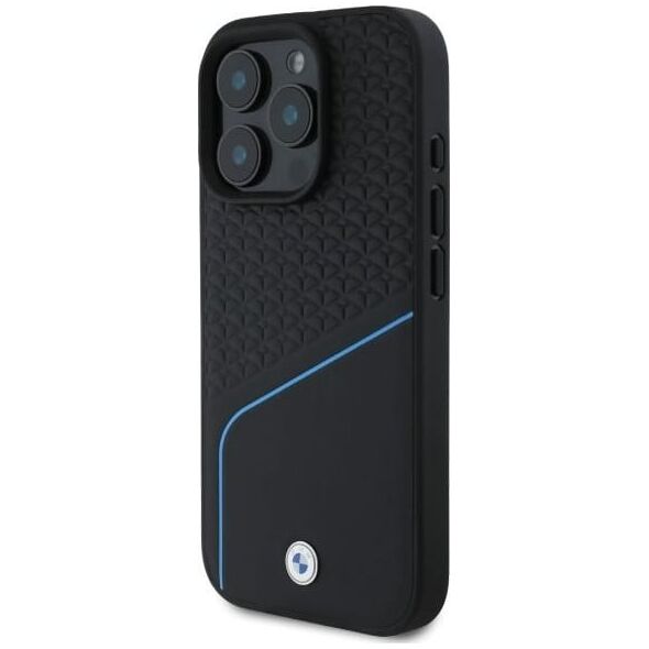 BMW BMW BMHMP16X23RDCLK iPhone 16 Pro Max      6.9" czarny/black hardcase Sign Leather Textured And Line MagSafe