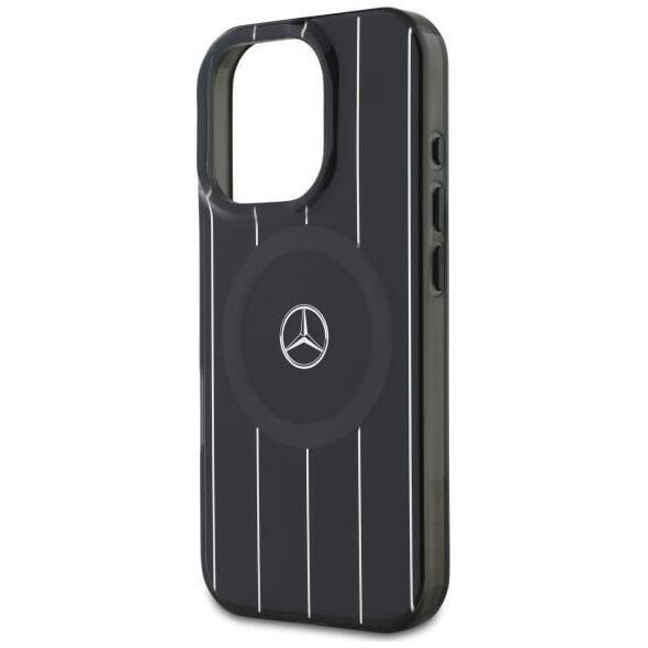 Mercedes Mercedes MEHMP16X23HRSK iPhone 16 Pro     Max 6.9" czarny/black hardcase MB Double Layer Crossed Lines MagSafe