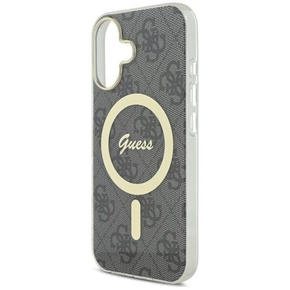 Guess Guess GUHMP16MH4STK iPhone 16 Plus 6.7"   czarny/black hardcase IML 4G MagSafe