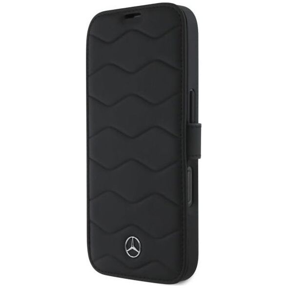 Mercedes Mercedes MEBKP16X23RWRSK iPhone 16 Pro    Max 6.9" czarny/black bookcase MB Waves Leather