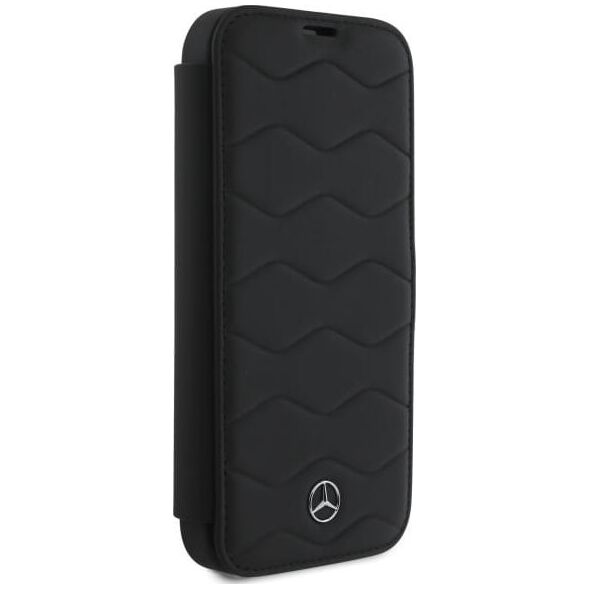 Mercedes Mercedes MEBKP16X23RWRSK iPhone 16 Pro    Max 6.9" czarny/black bookcase MB Waves Leather