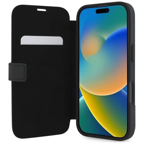 Mercedes Mercedes MEBKP16X23RWRSK iPhone 16 Pro    Max 6.9" czarny/black bookcase MB Waves Leather