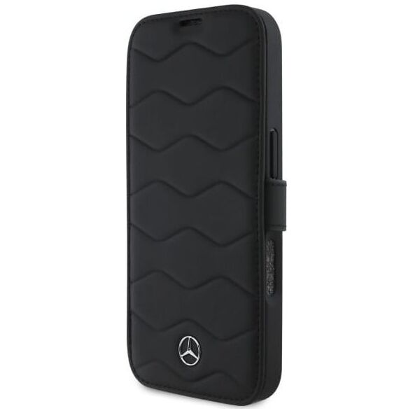 Mercedes Mercedes MEBKP16X23RWRSK iPhone 16 Pro    Max 6.9" czarny/black bookcase MB Waves Leather