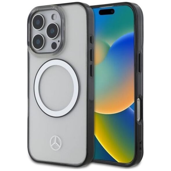 Mercedes Mercedes MEHMP16X23HUOKC iPhone 16 Pro    Max 6.9" transparent hardcase Printed logo MagSafe