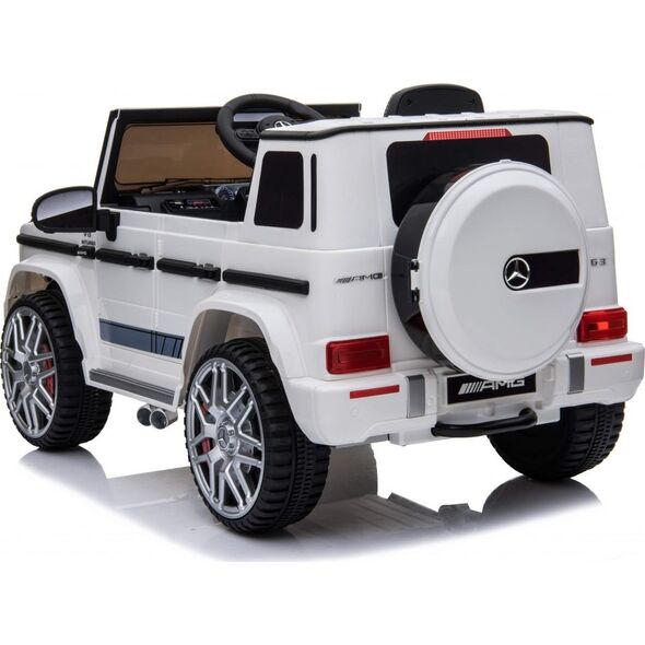 Triton Mercedes AMG G63 dla dzieci Biały + Pilot + MP3 LED + Wolny Start + EVA + Pasy
