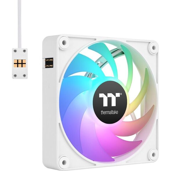 Wentylator Thermaltake CT140 EX ARGB Sync 3-pack biały (CL-F191-PL14SW-A)