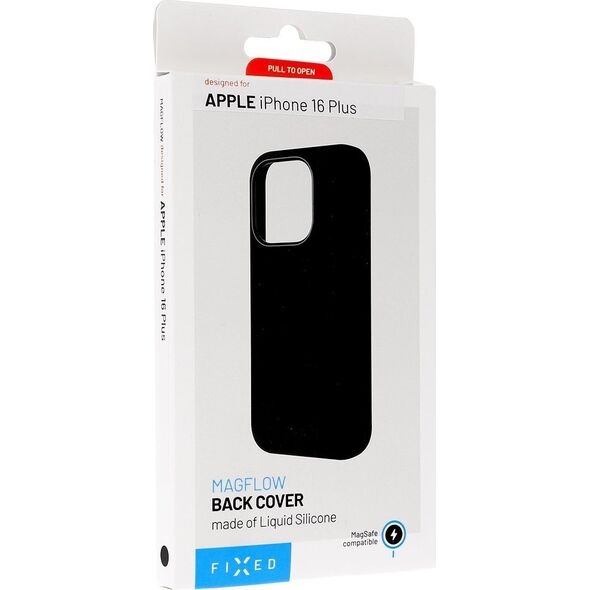 Fixed Fixed | MagFlow | Back Cover | Apple | iPhone 16 Plus | Silicone | Black