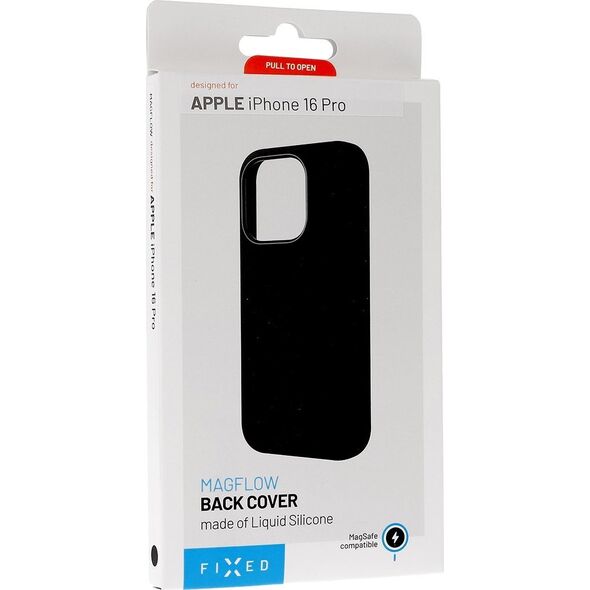 Fixed Fixed | MagFlow | Back Cover | Apple | iPhone 16 Pro | Silicone | Black