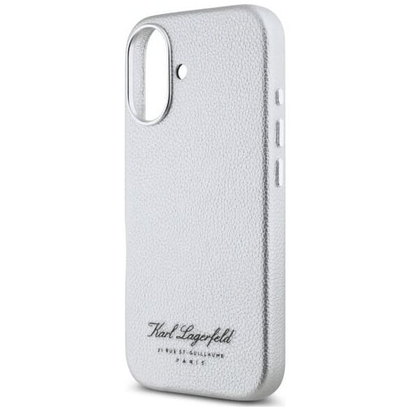 Karl Lagerfeld Karl Lagerfeld KLHCP16SPGWCMKHG iPhone    16 6,1" hardcase szary/grey hotel RSG