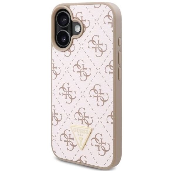 Guess Guess GUHCP16MPG4GPH iPhone 16 Plus 6.7"  biały/white hardcase New 4G Triangle