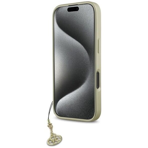 Guess Guess GUHCP16LGF4GGR iPhone 16 Pro 6.3"   czarny/black hardcase 4G Charms Collection