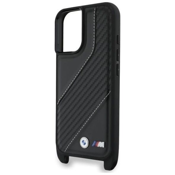 BMW BMW BMHCP16S23PSCCK iPhone 16 6.1"        czarny/black hardcase M Edition Carbon Stripe & Strap