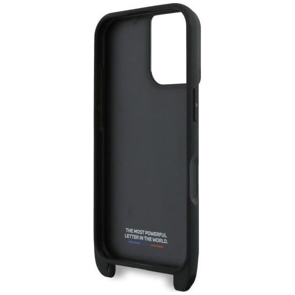 BMW BMW BMHCP16S23PSCCK iPhone 16 6.1"        czarny/black hardcase M Edition Carbon Stripe & Strap