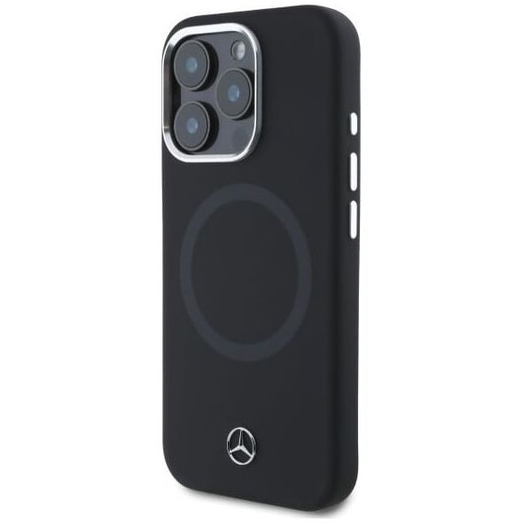 Mercedes Mercedes MEHMP16L23SUTTK iPhone 16 Pro    6.3" czarny/black hardcase Silicone Tonal Logo MagSafe