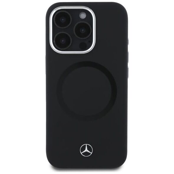Mercedes Mercedes MEHMP16L23SUTTK iPhone 16 Pro    6.3" czarny/black hardcase Silicone Tonal Logo MagSafe