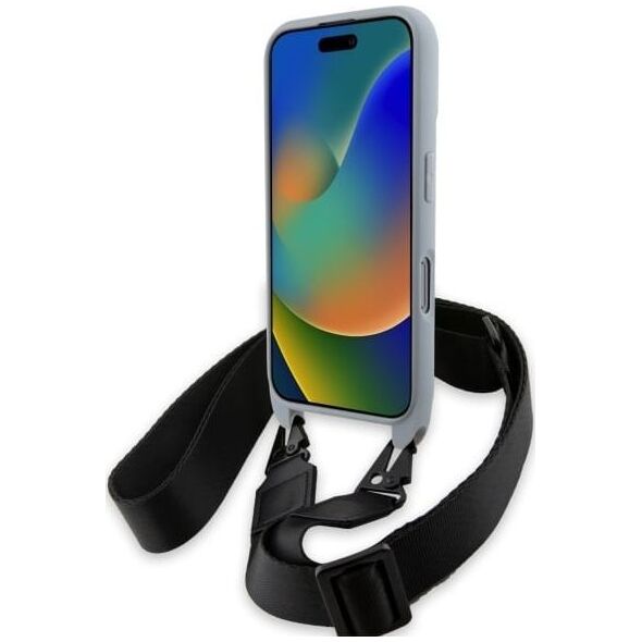 BMW BMW BMHCP16L23PSCCG iPhone 16 Pro 6.3"    szary/grey hardcase M Edition Carbon Stripe & Strap
