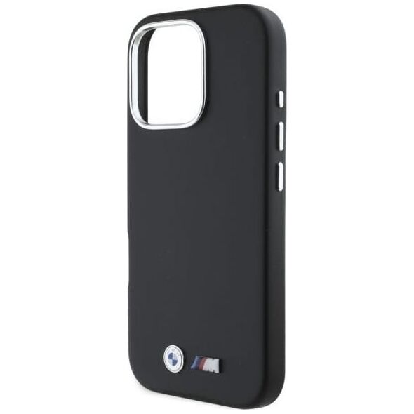 BMW BMW BMHCP16L23PMWK iPhone 16 Pro 6.3"     czarny/black hardcase M Smooth Full Wrapped Metal