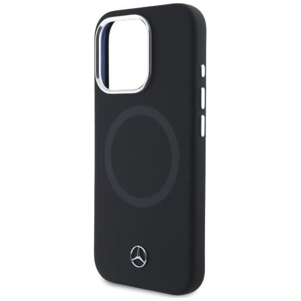 Mercedes Mercedes MEHMP16X23SUTTK iPhone 16 Pro    Max 6.9" czarny/black hardcase Silicone Tonal Logo MagSafe