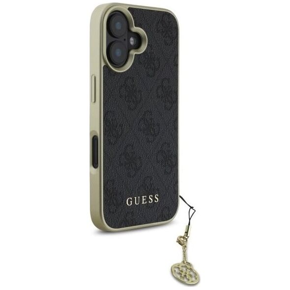 Guess Guess GUHCP16SGF4GGR iPhone 16 6.1"       czarny/black hardcase 4G Charms Collection