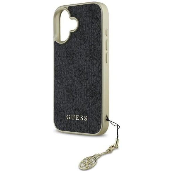 Guess Guess GUHCP16SGF4GGR iPhone 16 6.1"       czarny/black hardcase 4G Charms Collection