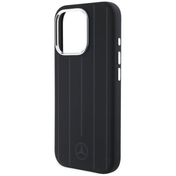 Mercedes Mercedes MEHMP16X23SUVSK iPhone 16 Pro    Max 6.9" czarny/black hardcase Silicone Vertical Tonal Stripes MagSafe