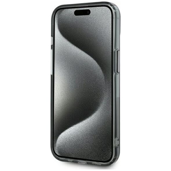 Karl Lagerfeld Karl Lagerfeld KLHMP15SHLSKCK iPhone 15 6.1" black/black hardcase IML Metal Karl&Choupette Head MagSafe