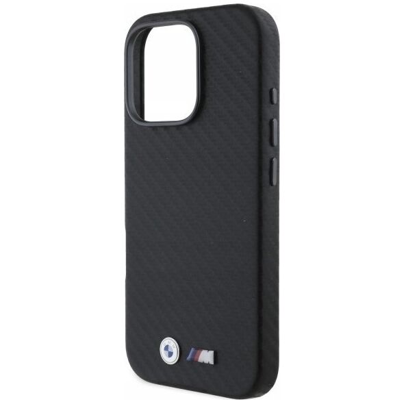 BMW BMW BMHCP16X23PUFWC iPhone 16 Pro Max 6.9" black/black hardcase Carbon Wrapped Metal