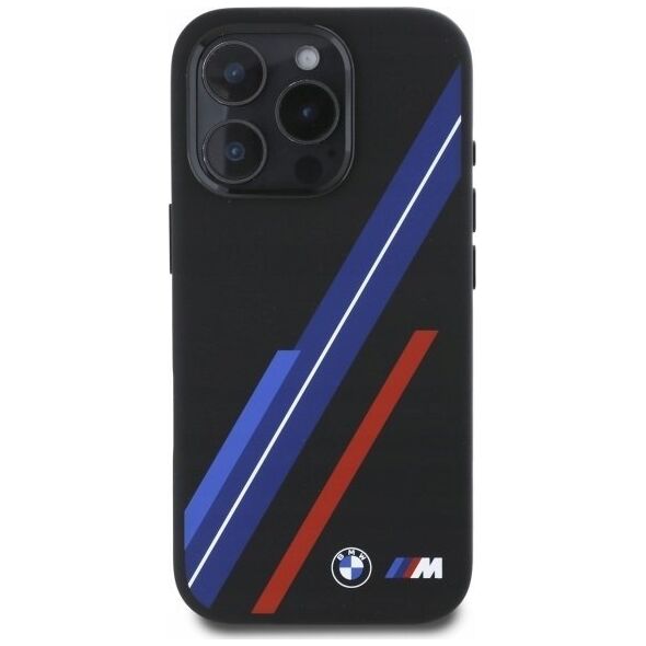 BMW BMW BMHMP16X23SSPK iPhone 16 Pro Max 6.9" black/black hardcase Silicone Random Lines MagSafe