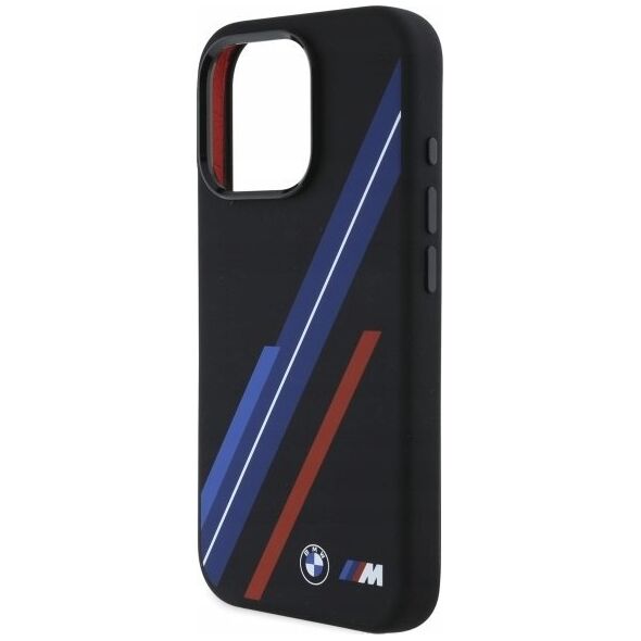 BMW BMW BMHMP16X23SSPK iPhone 16 Pro Max 6.9" black/black hardcase Silicone Random Lines MagSafe
