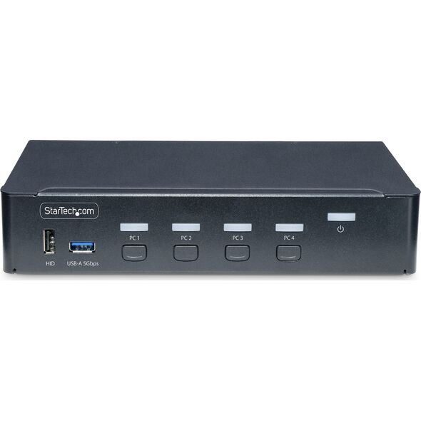 Przełącznik StarTech StarTech P4AD122-KVM-SWITCH przełącznik KVM Możliwości montowania w stelażu Czarny