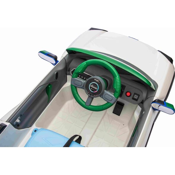 Mini Auto na akumulator Pojazd Mini Concept Aceman Biały 4x4