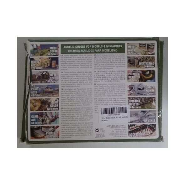 Vallejo Vallejo: 70.114 - Model Color Set - German Camouflage WWII (16 x 18 ml)