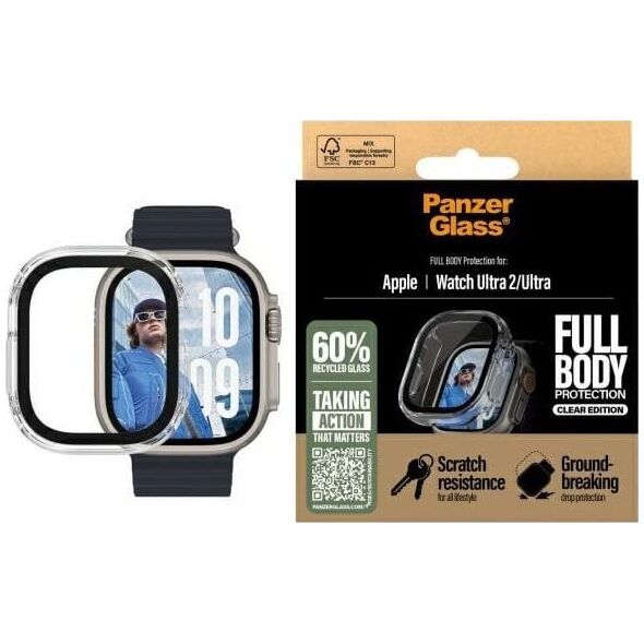 PanzerGlass PanzerGlass Snappie Full Body Apple       Watch Ultra 2 przezroczysty/transparent 3721