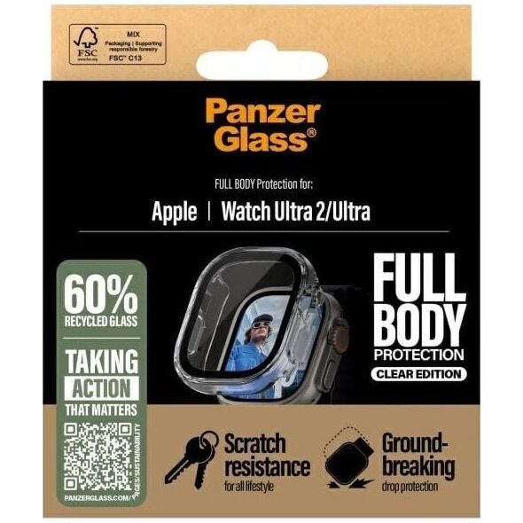 PanzerGlass PanzerGlass Snappie Full Body Apple       Watch Ultra 2 przezroczysty/transparent 3721