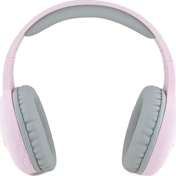 Słuchawki HelloKitty Hello Kitty słuchawki nauszne Bluetooth HKBHA1BKHLMP różowe/pink Metal Logo