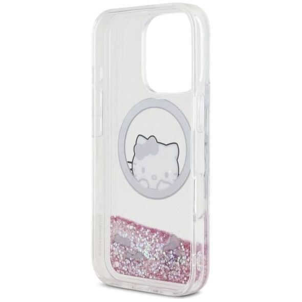 HelloKitty Hello Kitty HKHMP16XLSWKH iPhone 16 Pro   Max 6.9" biały/white hardcase Liquid Glitter Sweet Kitty Bows MagSafe