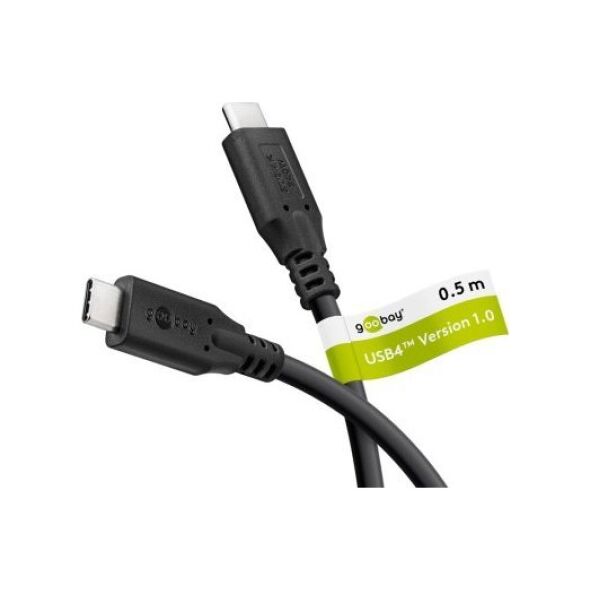 Goobay Kabel USB-C™, USB4™, 240 W, 20 Gbit/s, Power Delivery, m