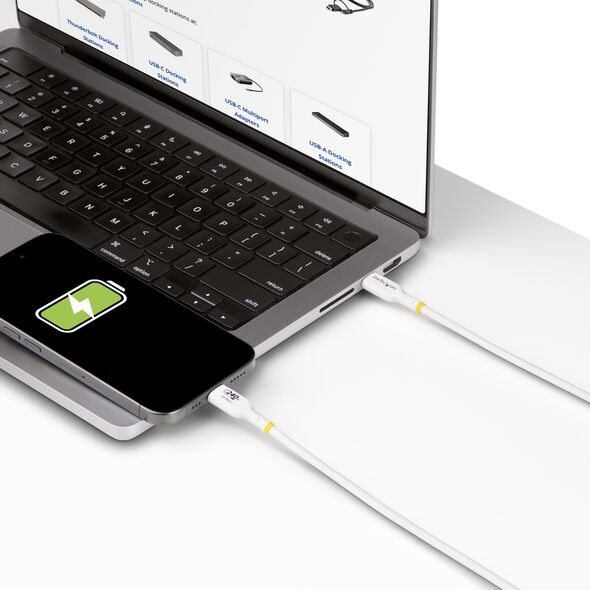 StarTech StarTech USB2EPR4MW kabel USB USB 2.0 4 m USB C Biały
