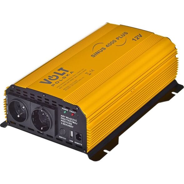 Agregat Volt Przetwornica napięcia SINUS PLUS 4000 12/230V (2000/4000W) + PILOT