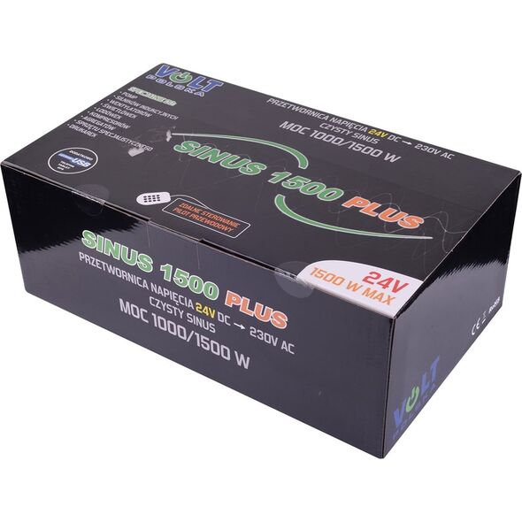 Przetwornica Volt Przetwornica napięcia SINUS PLUS 1500 24/230V (1000/1500W) + PILOT