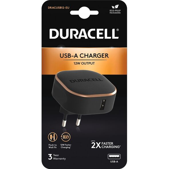 Duracell CHARGER DURACELL 1XUSB-A 2.4A 12W