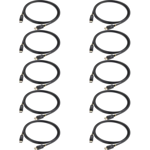 Kabel StarTech StarTech DISPL2M10PK kabel DisplayPort 2 m Czarny
